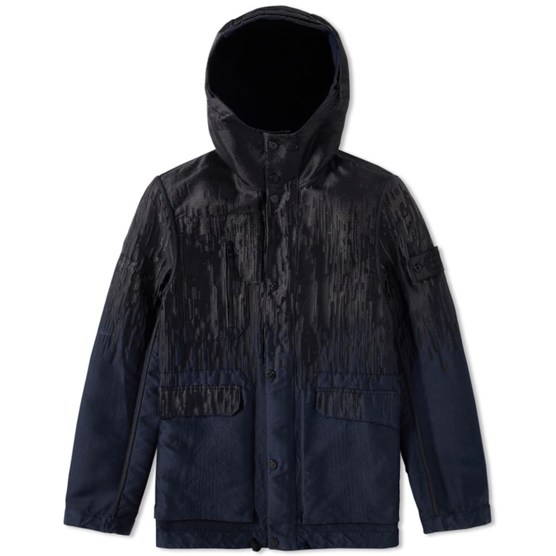 스톤아일랜드 쉐도우 리버시블 빅룸 자카드 자켓 L(105) 상품이미지9