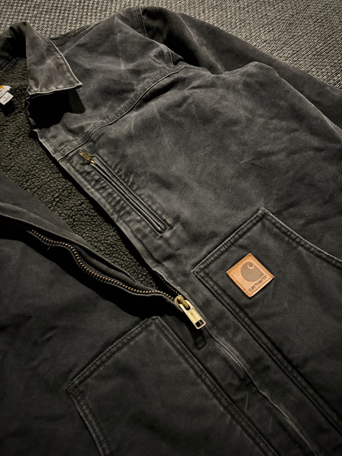 칼하트 리지 코트 C61 BLK L/R 상품이미지4