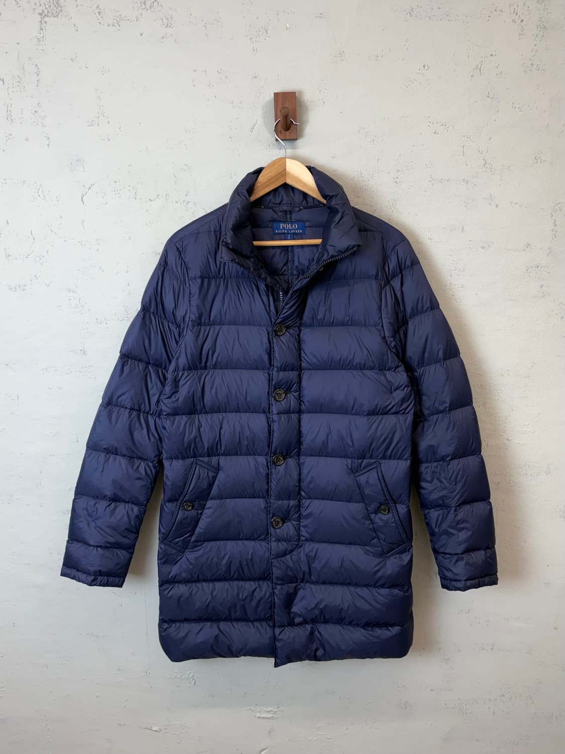 폴로랄프로렌 덕다운 네이비 패딩 코트 상품이미지1