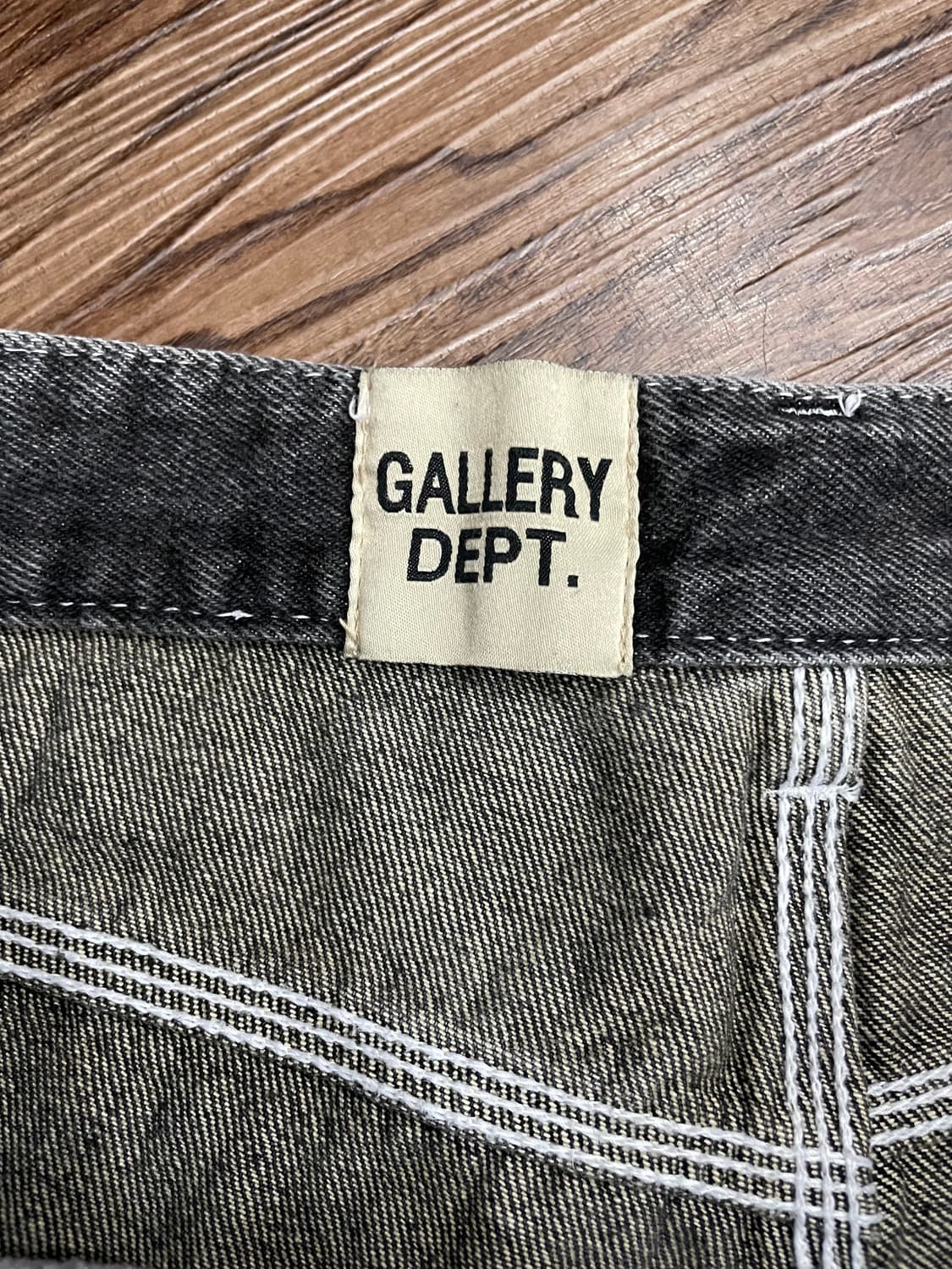 갤러리 디파트먼트 흑청 카펜터 데님 쇼츠 반바지 상품이미지6