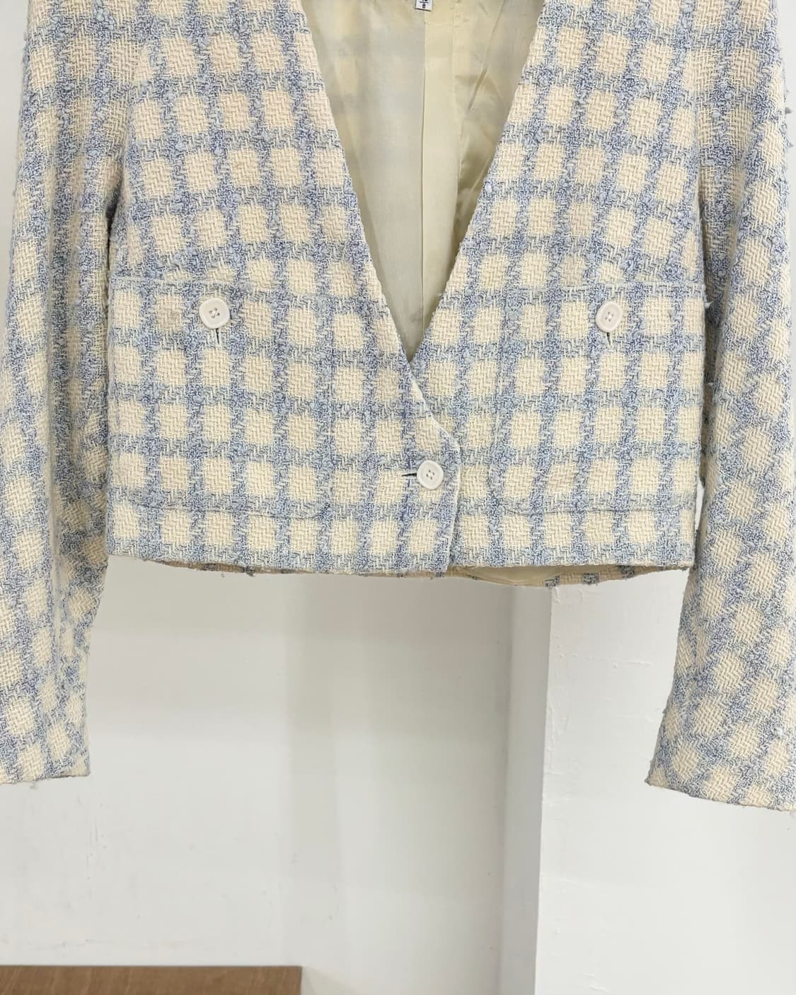 발렌티노 가라바니 울 트위드 패턴 이브닝 자켓 상품이미지6