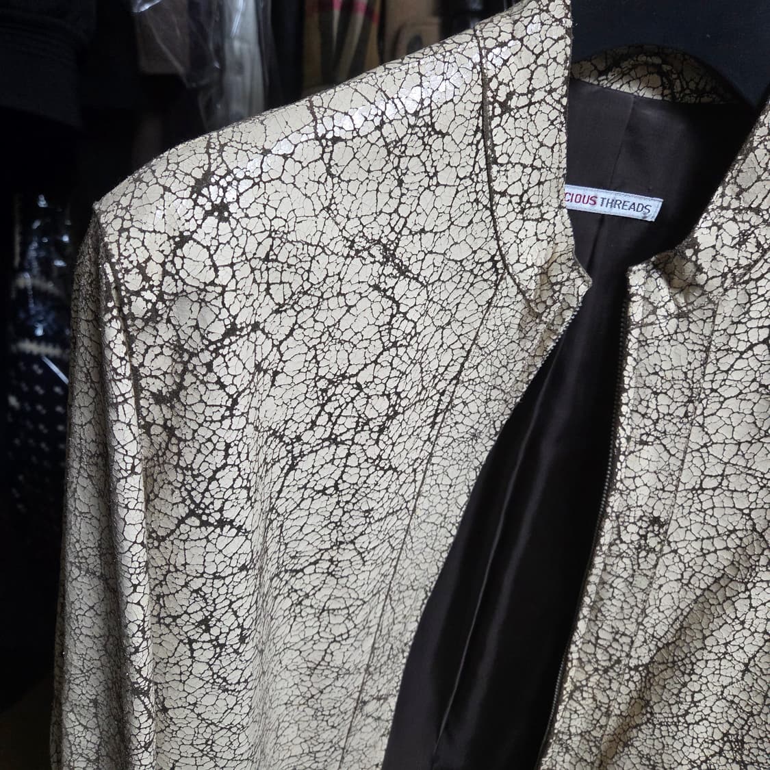 크랙 가죽 자켓 상품이미지9