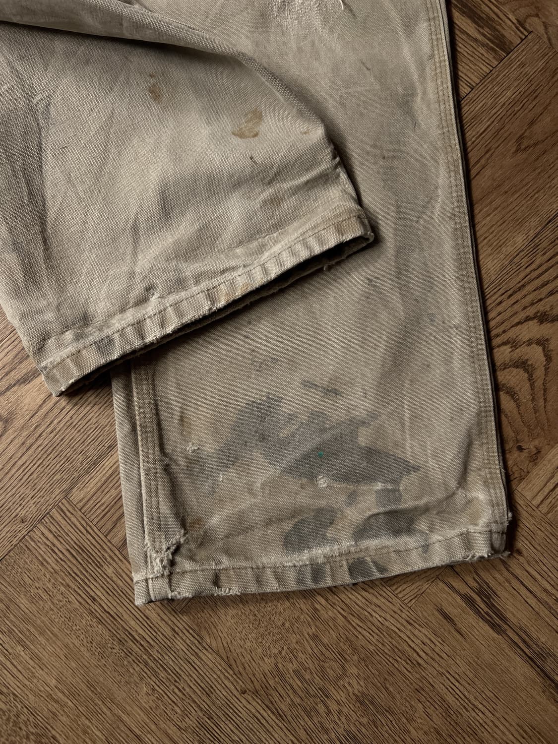 [33]칼하트 USA 더티 디스트로이드 데저트 탄 싱글니 카펜터 워크팬츠 상품이미지7