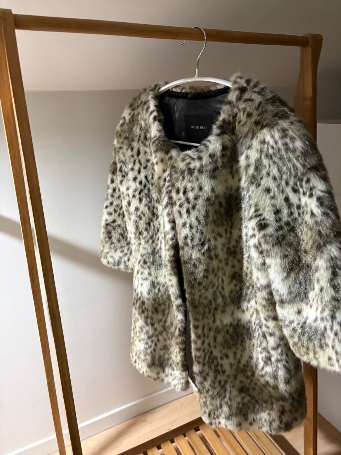 갸루 일본 빈티지 레오파드 호피 퍼 자켓 상품이미지1