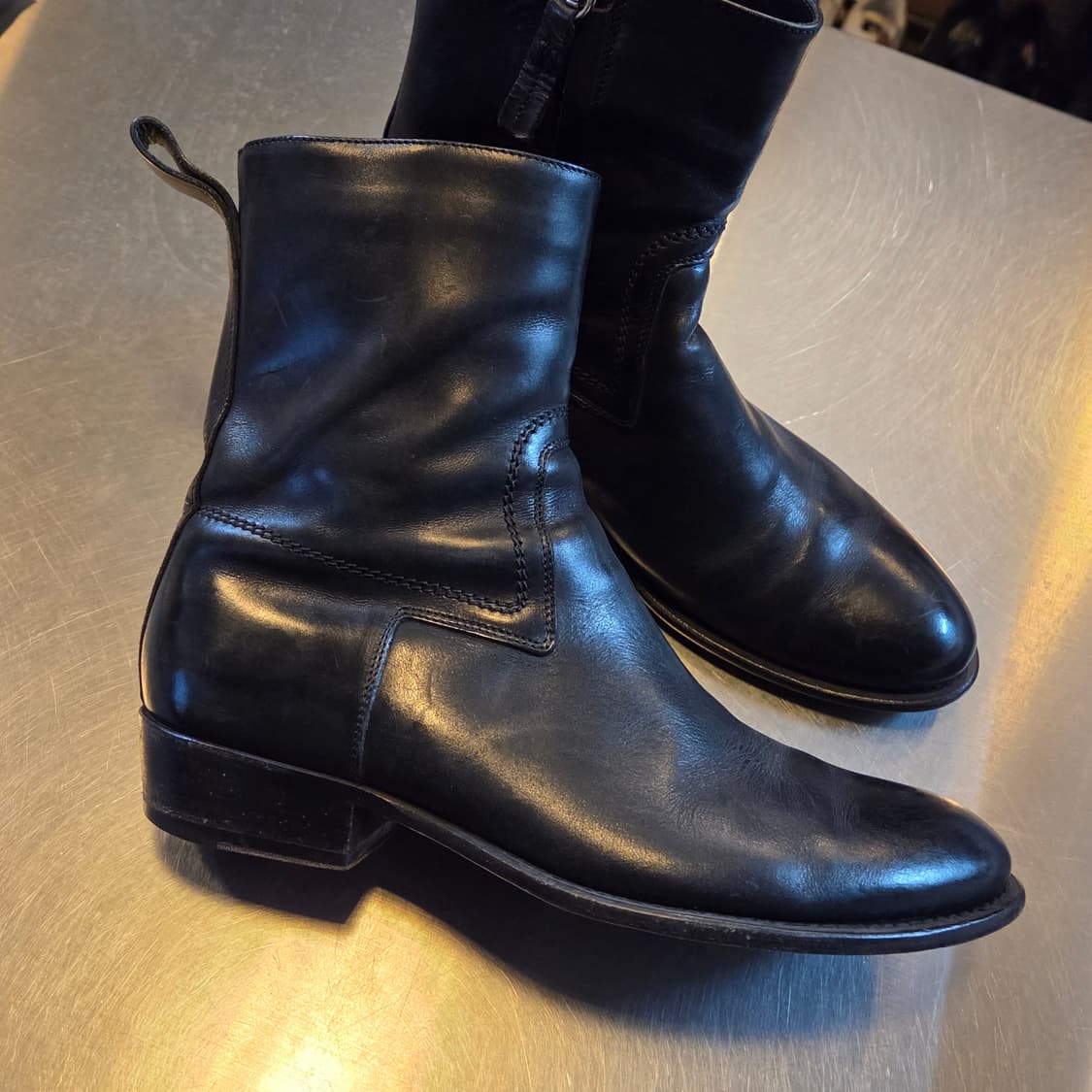 디올 옴므 07aw by 에디 슬리먼 사이드 zip 부츠 블랙 (41) 상품이미지3