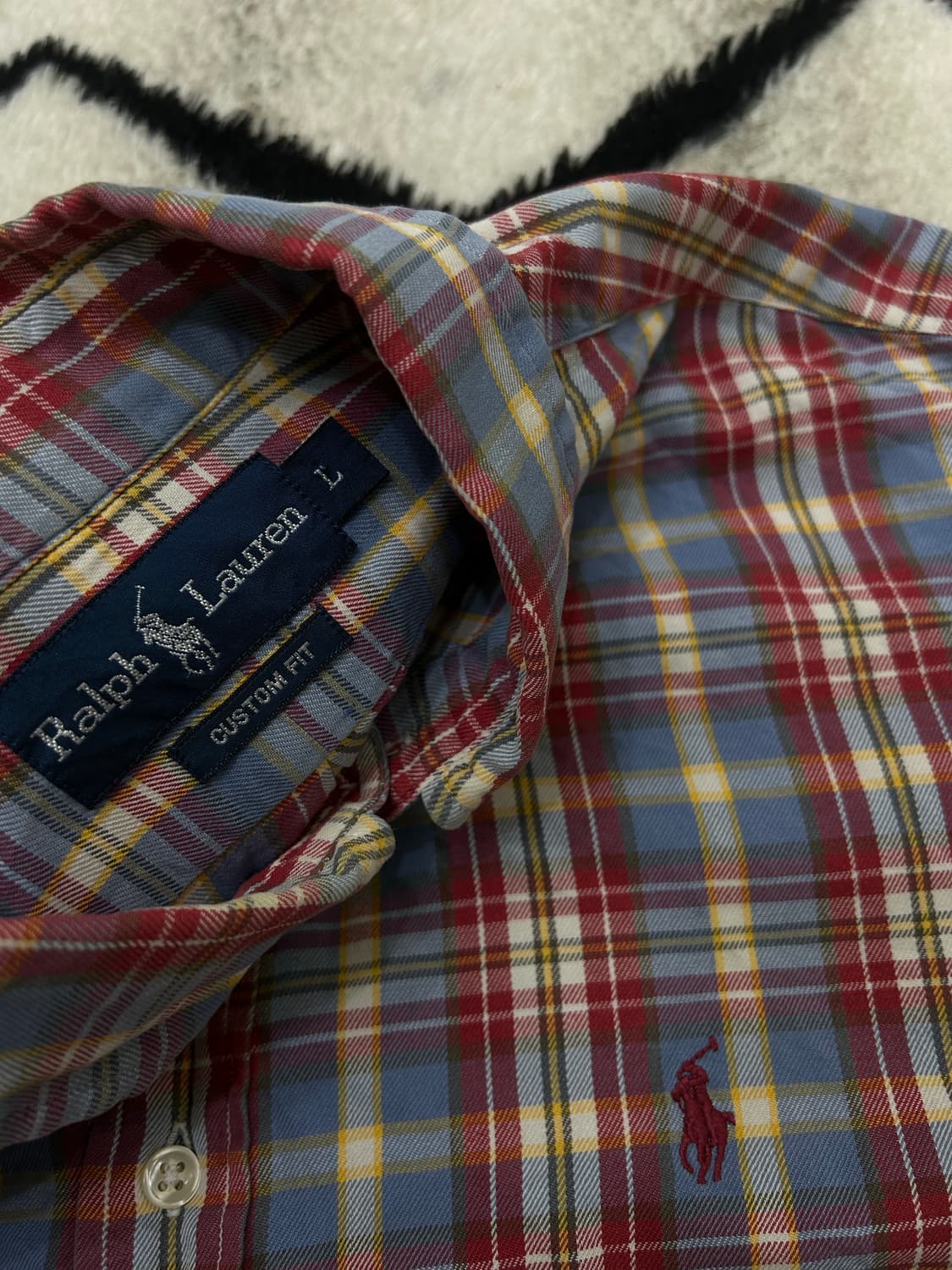 [L]폴로랄프로렌 90s 체크 코튼 셔츠 상품이미지5