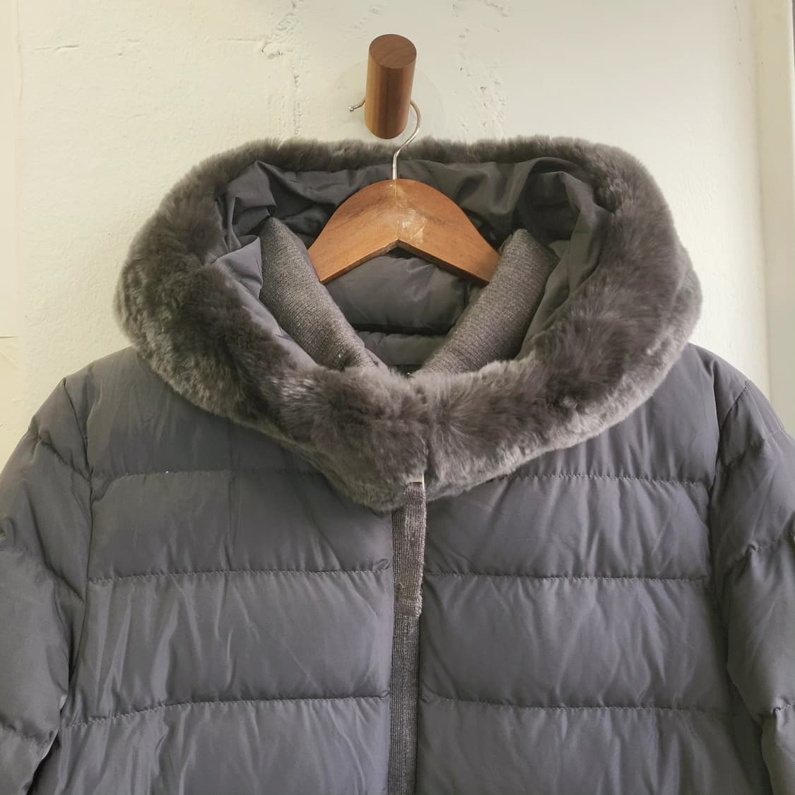 Kayesu 래핏퍼 구스다운 패딩 상품이미지4