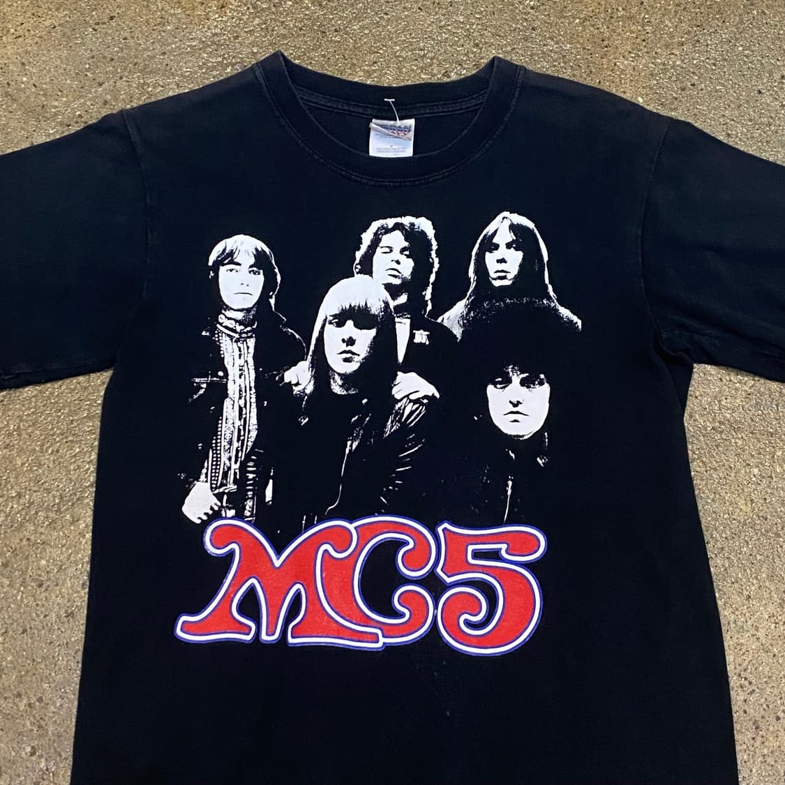 미국 빈티지 길단 헤비코튼 밴드 MC5 프린팅 티셔츠 락티 상품이미지2