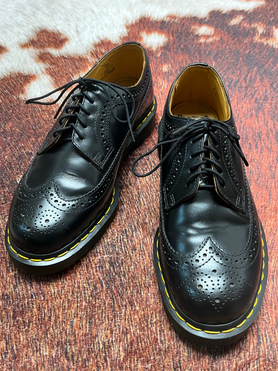 [270] 닥터마틴 3989 브로그 윙팁 로퍼 블랙 상품이미지1