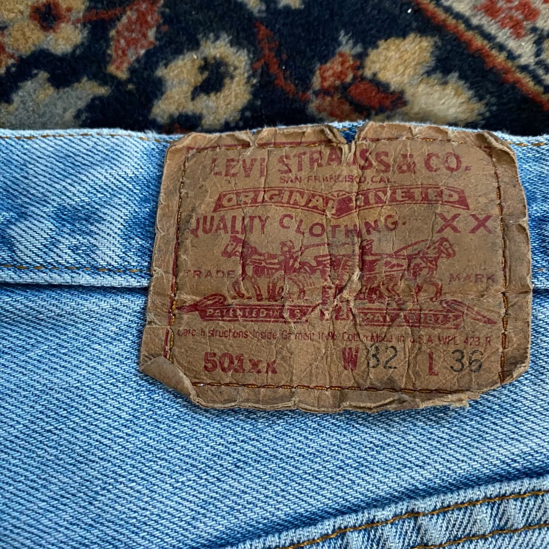 🌊92년 USA Levis 501XX Denim pants 상품이미지6