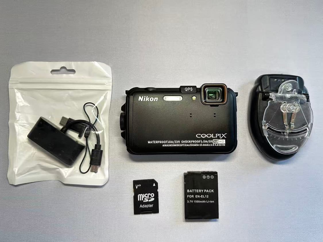 니콘 쿨픽스 aw100 블랙 빈티지 디카 상품이미지7