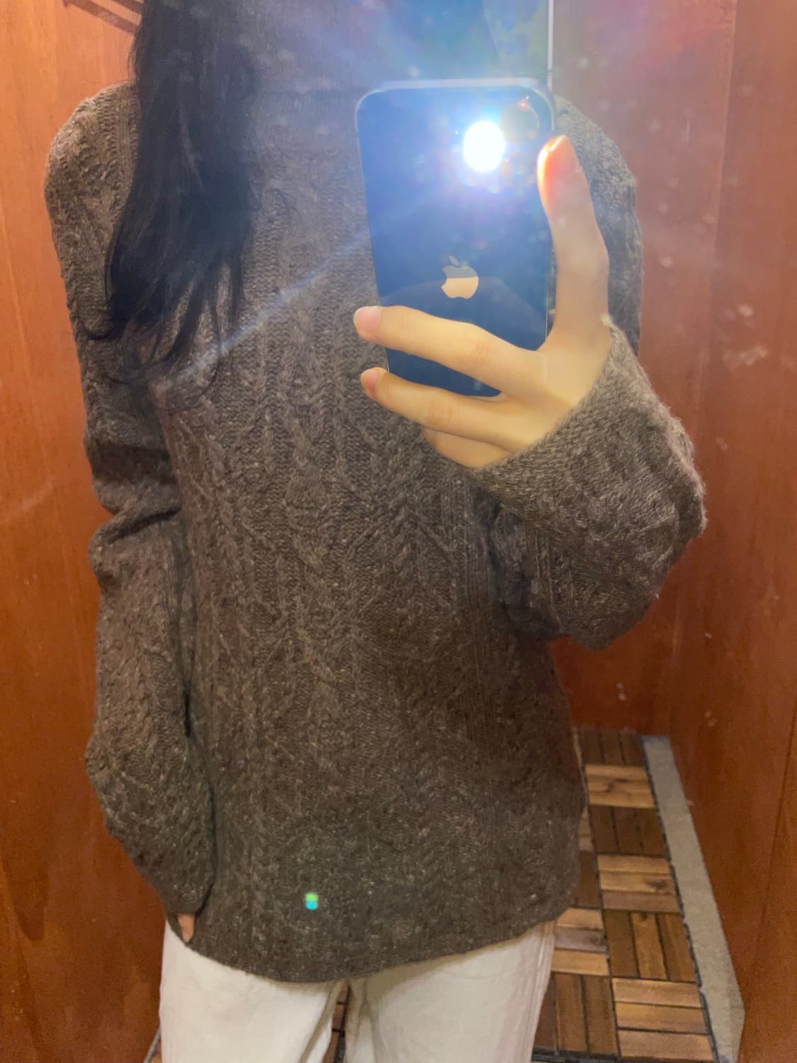 (XL) LAUREN 로렌 랄프 로렌 목폴라 케이블 니트 상품이미지2