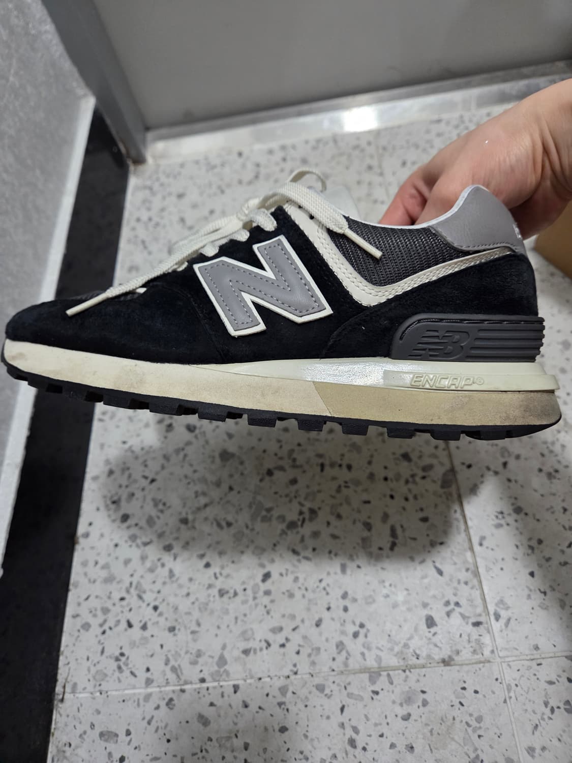 뉴발란스 574 레거시 블랙(박스 포함) 상품이미지5