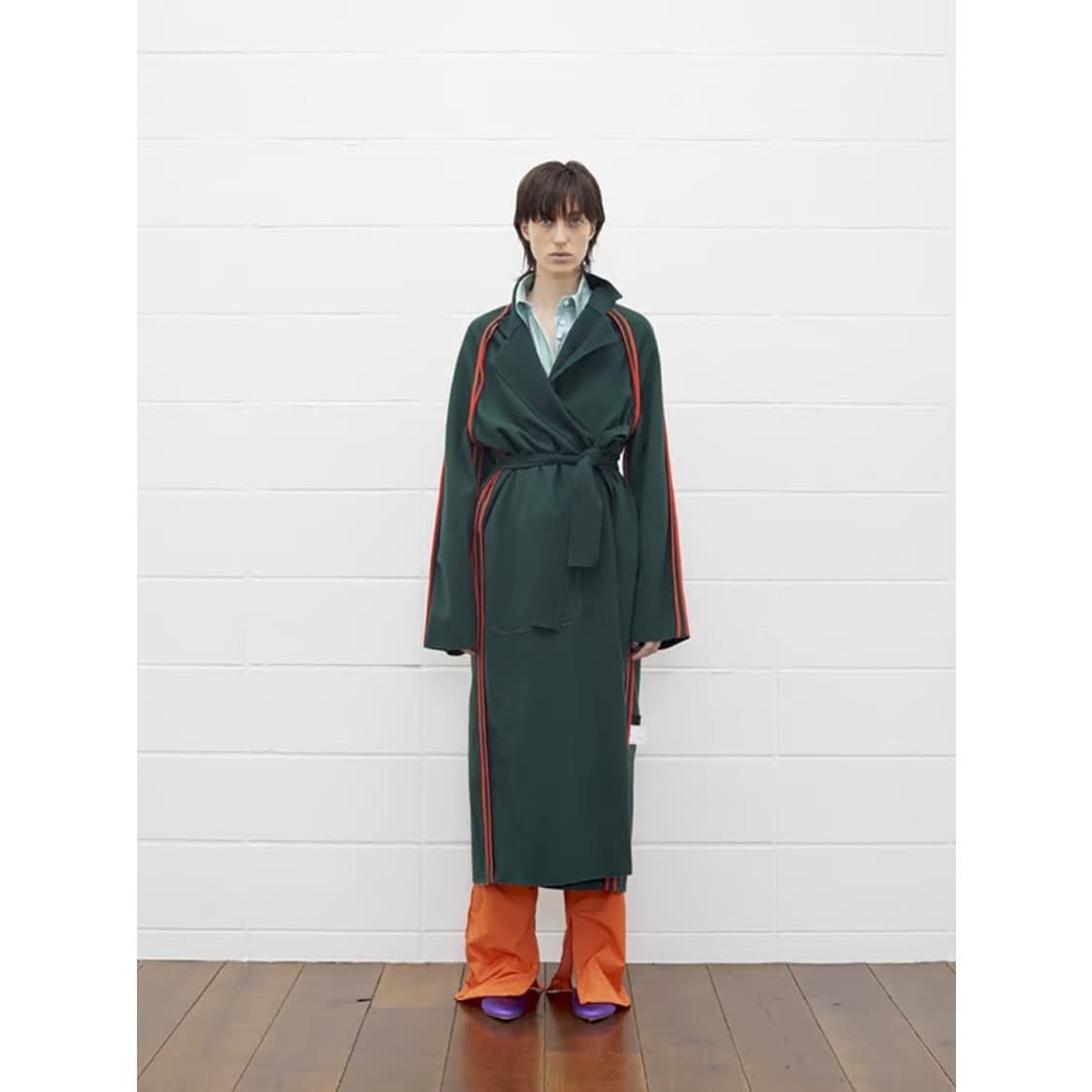 언유즈드 벨티드 오버사이즈 코트 상품이미지5