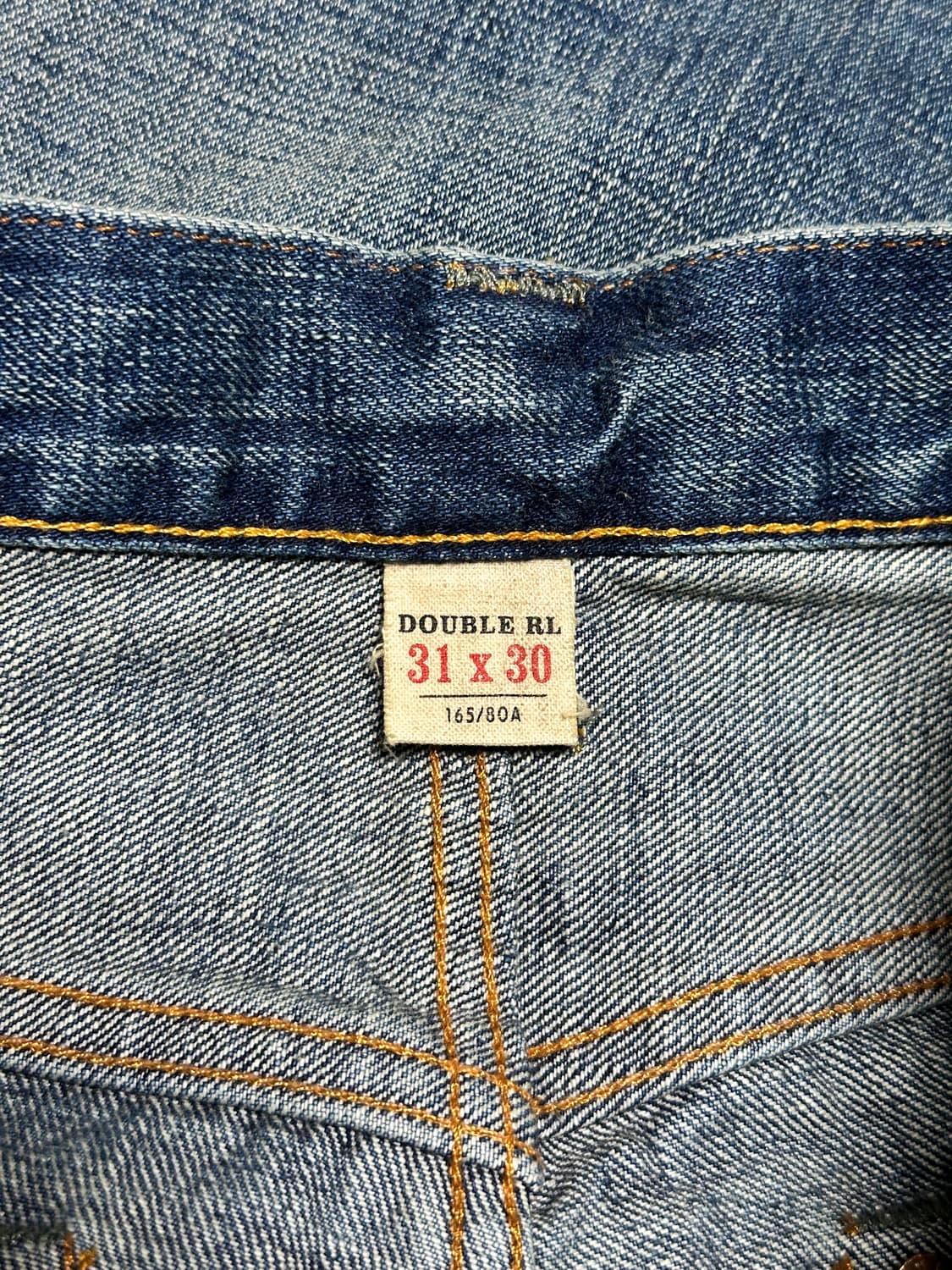 RRL 스트레이트핏 힐스뷰 셀비지 진 31X30 상품이미지3