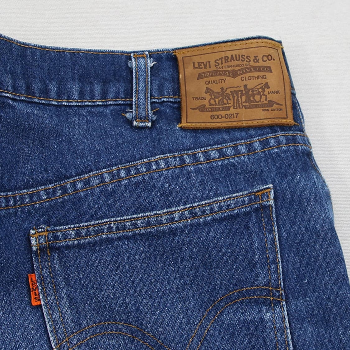 (착용컷) 80's 리바이스 600-0217 오렌지탭 (남성용 32) 상품이미지9