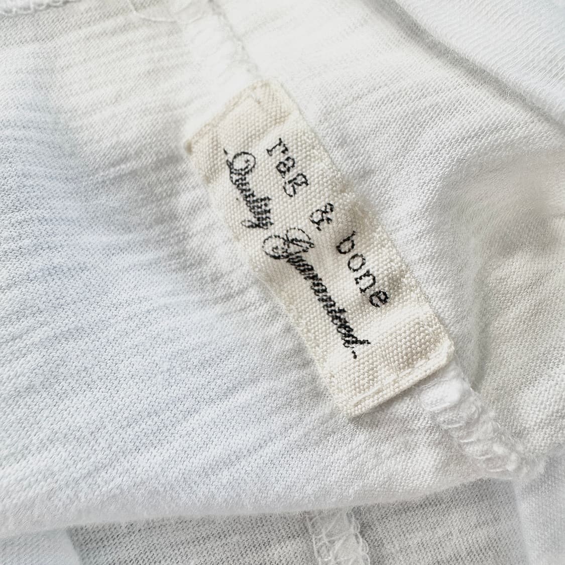 랙앤본 피마 코튼 화이트 티셔츠 상품이미지5