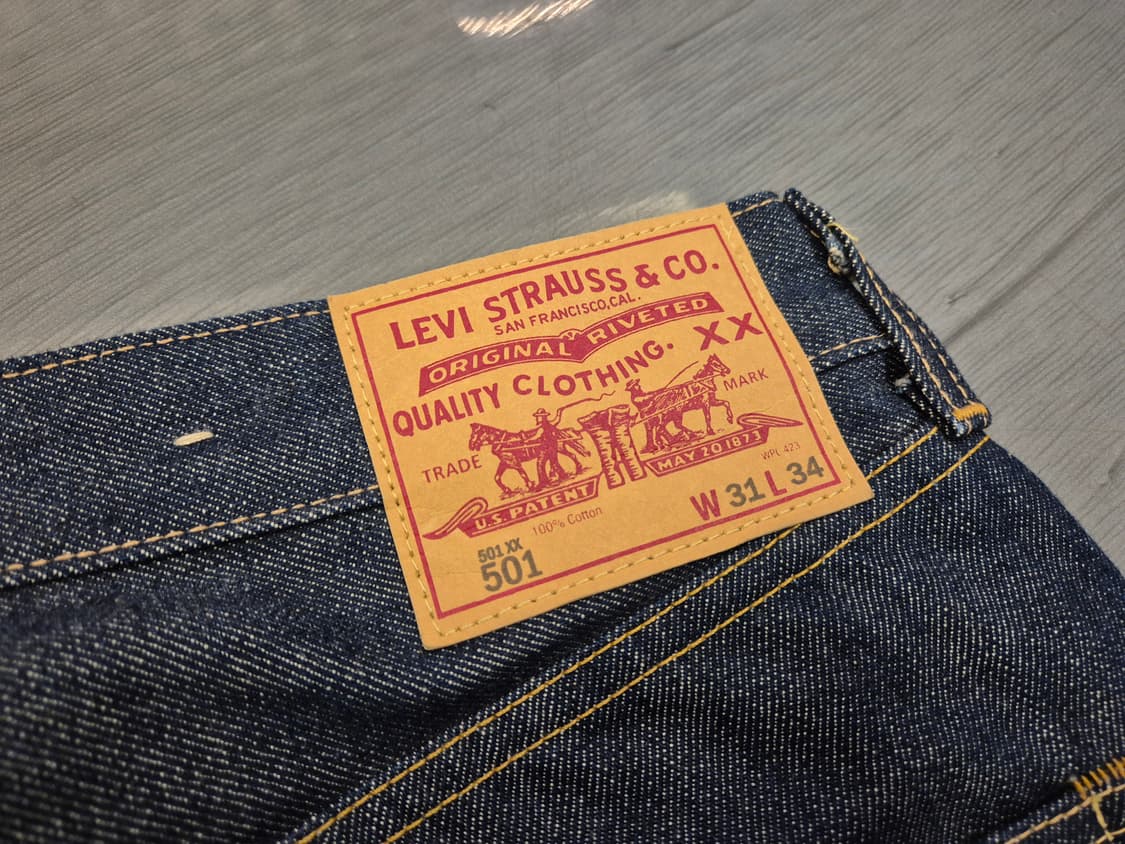 리바이스LVC 501xx 셀비지 데님 팬츠 상품이미지5