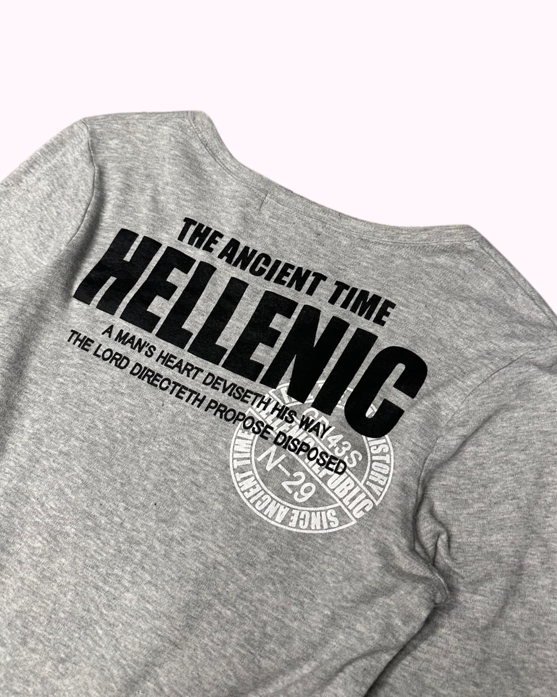 y2k cubic lettering grey t-shirt 상품이미지6