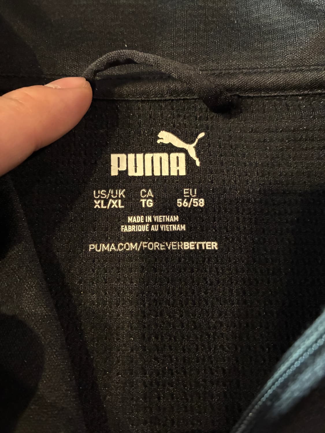 XL) 푸마 발렌시아 드릴탑 트레이닝 하프 집업 상품이미지3