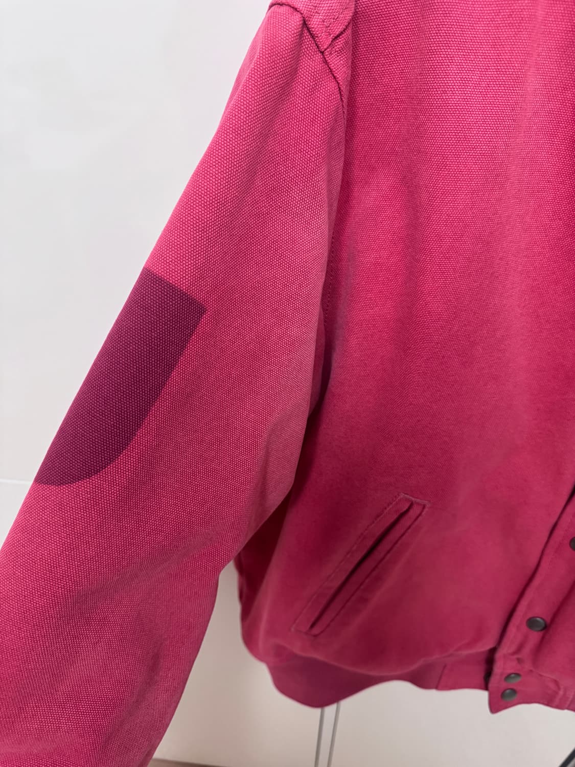 스투시 나이트 고스트 로고 바시티 자켓 M 상품이미지3