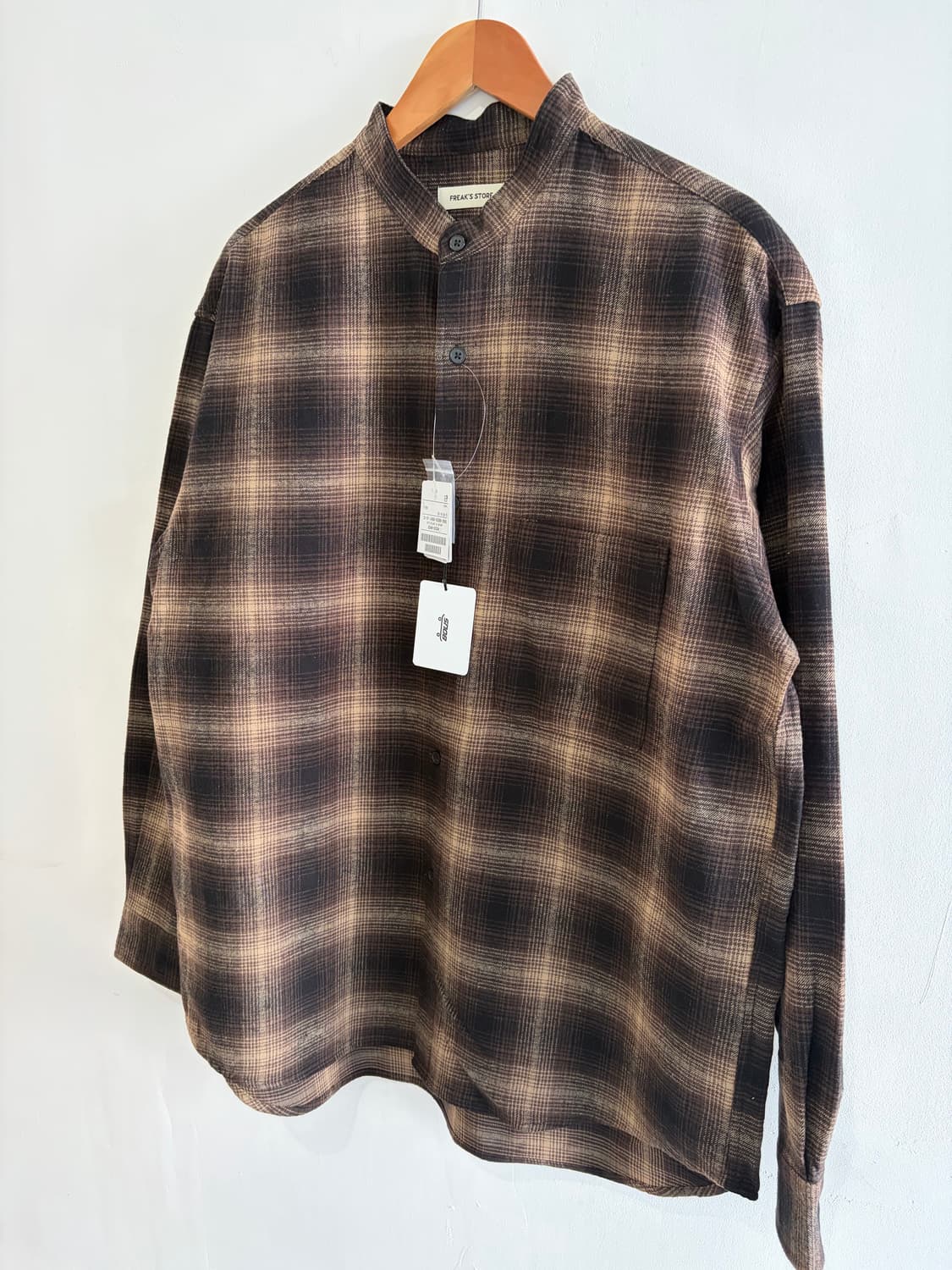 프릭스 스토어 논카라 체크셔츠 상품이미지3