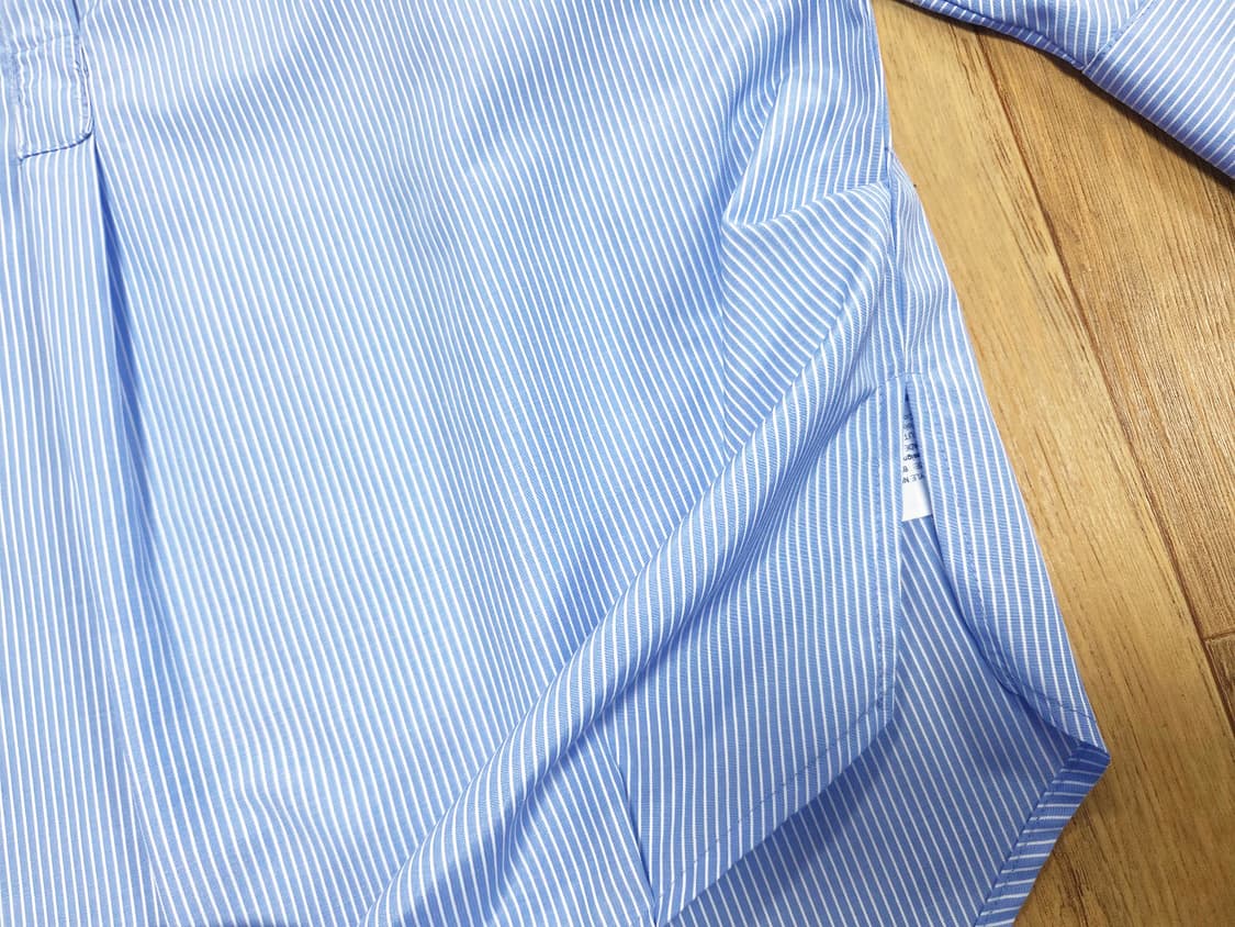 잇미샤(it michaa) 스트라이프 진주버튼 셔츠 55-66 새상품 상품이미지9