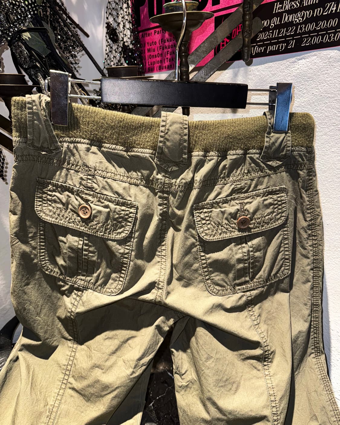 Vintage Military Washed  Flare Pants 상품이미지2