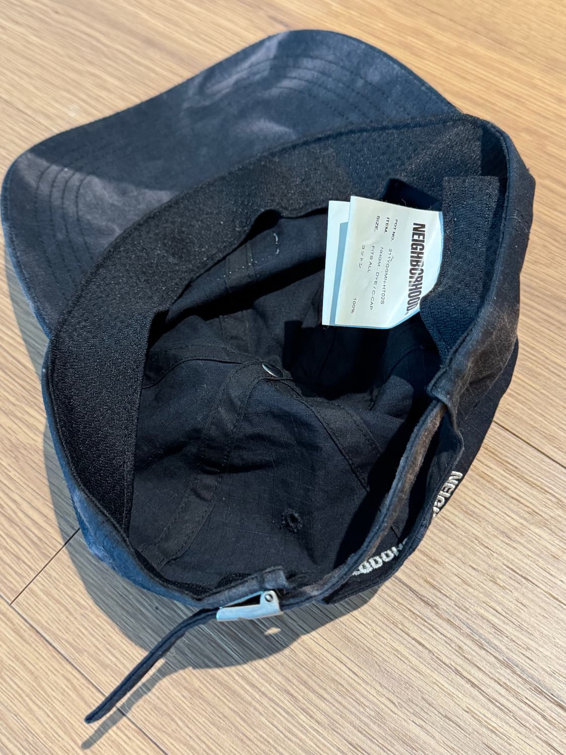 Neighborhood x Gramicci 콜라보 볼캡 블랙 상품이미지2