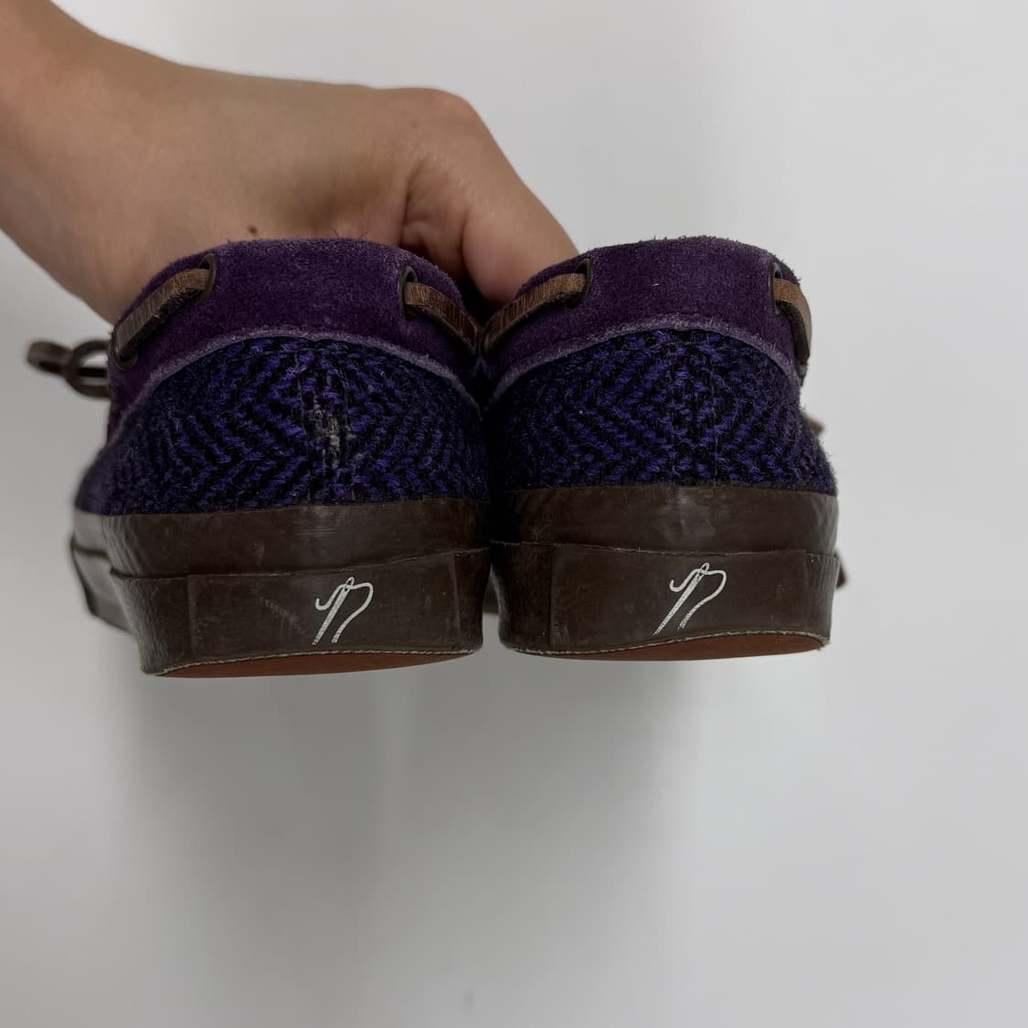 Needles x Harris Tweed boat shoes 상품이미지6