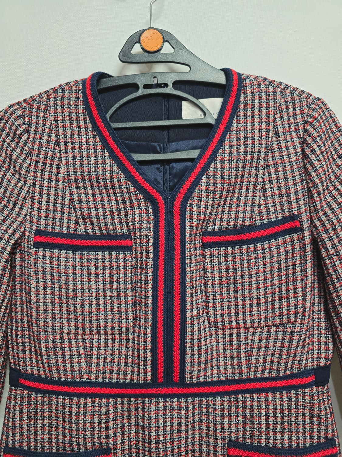 레니본 트위드 원피스  포켓 포인트 상품이미지2