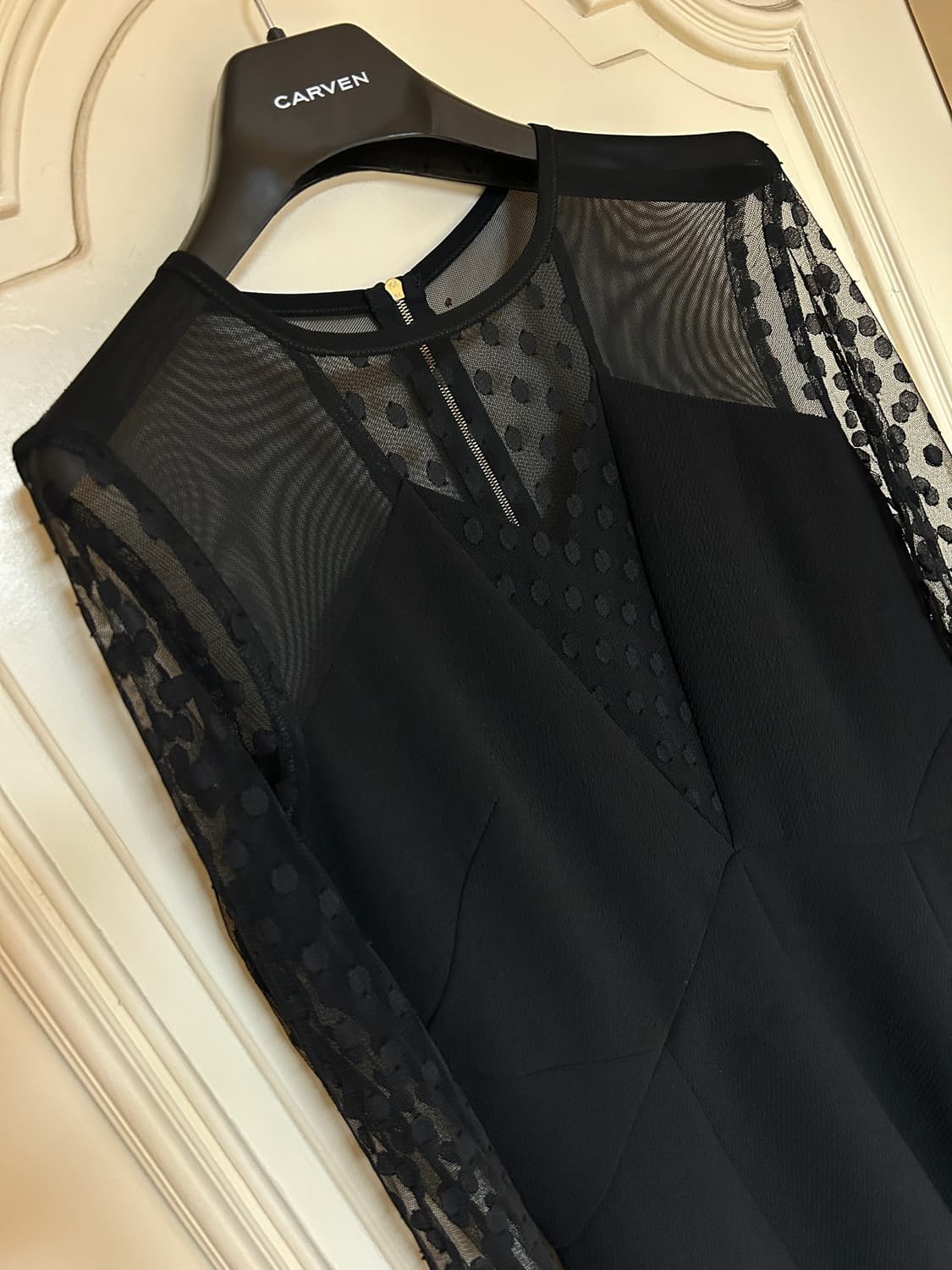 산드로 시스루 원피스 상품이미지2