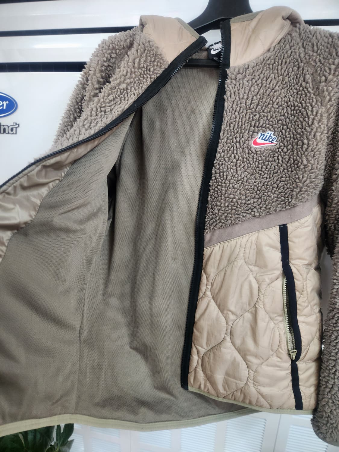 나이키 헤리티지 셰르파 플리스 후드 자켓 XL 상품이미지5