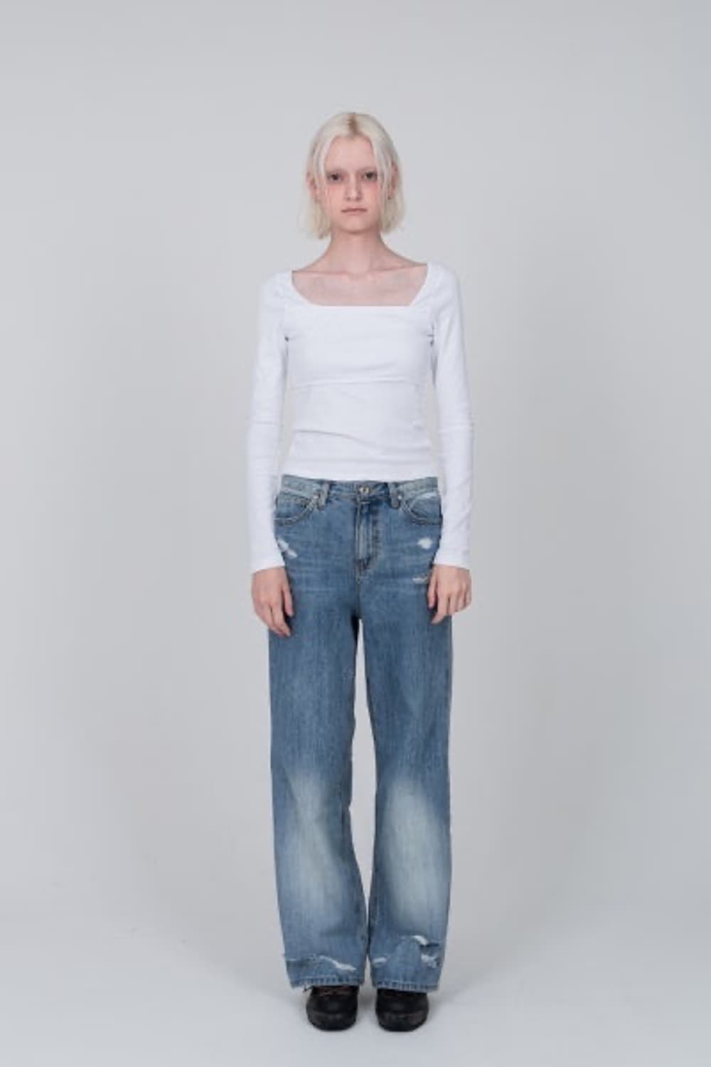 더오유 레이어드 긴팔티 상품이미지2