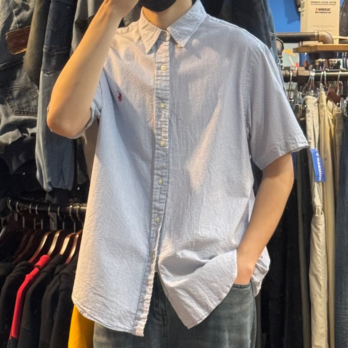 [No.9]Polo 폴로 스트라이프 반팔셔츠 상품이미지2