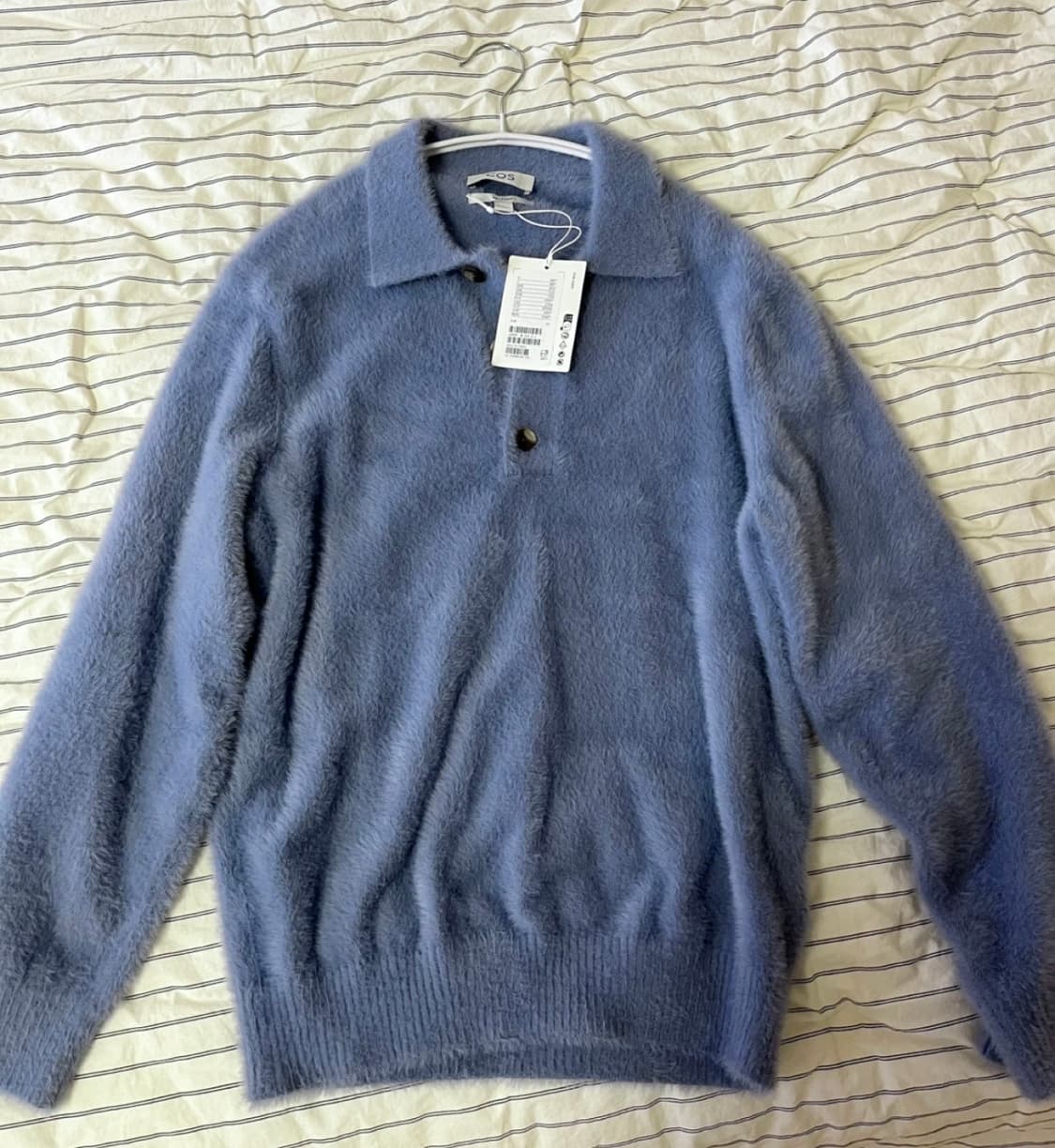 COS 텍스처드 니트 폴로 셔츠 새상품 상품이미지1