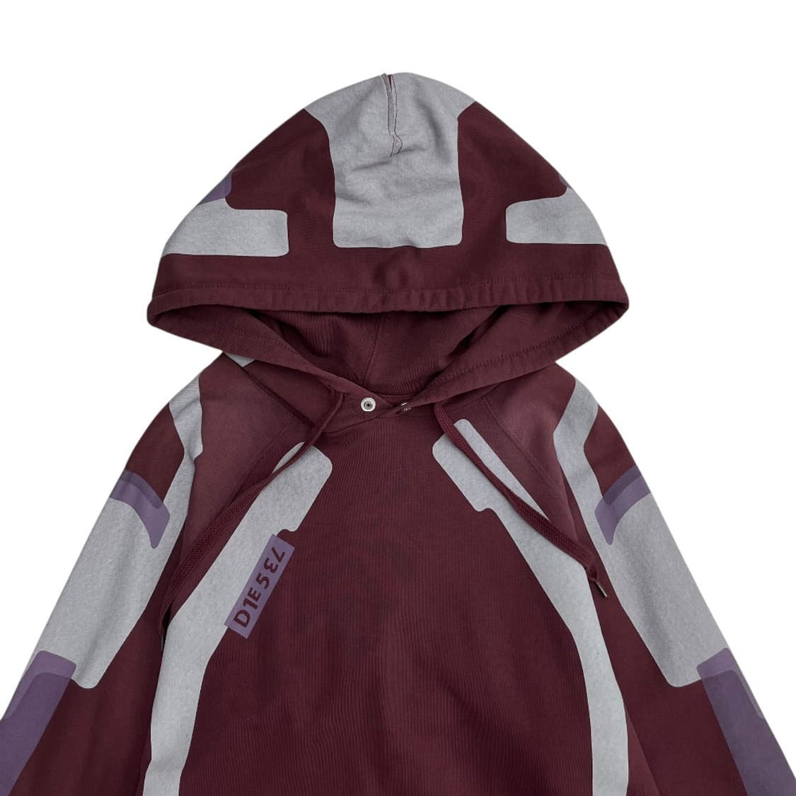 디젤 멀티패턴 딥로즈 후드 M 상품이미지4