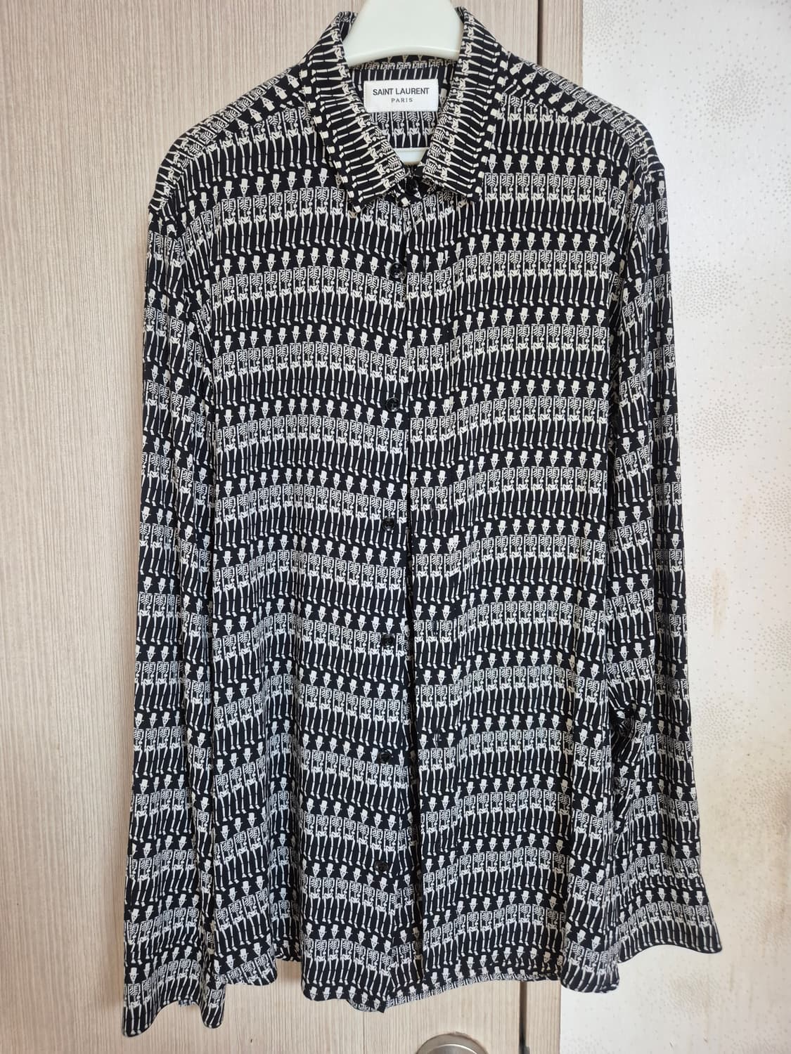 생로랑 스켈레톤 셔츠 38 상품이미지1