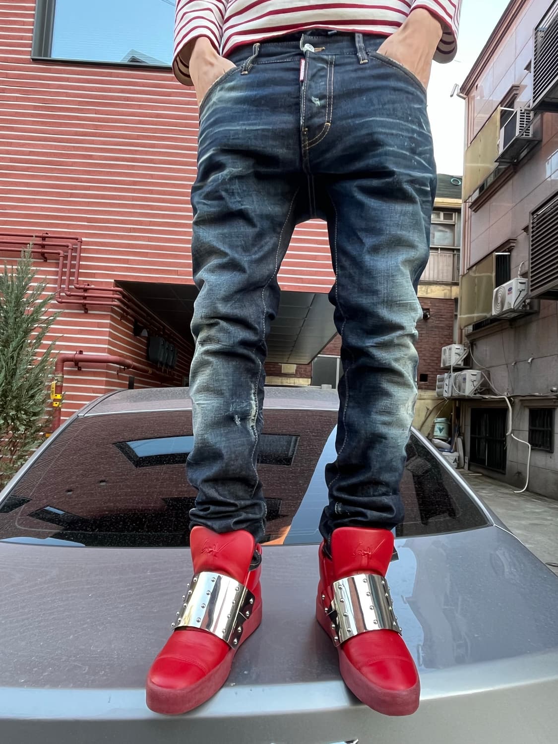 Giuseppe Zanotti Leather High Top Shoes 상품이미지2