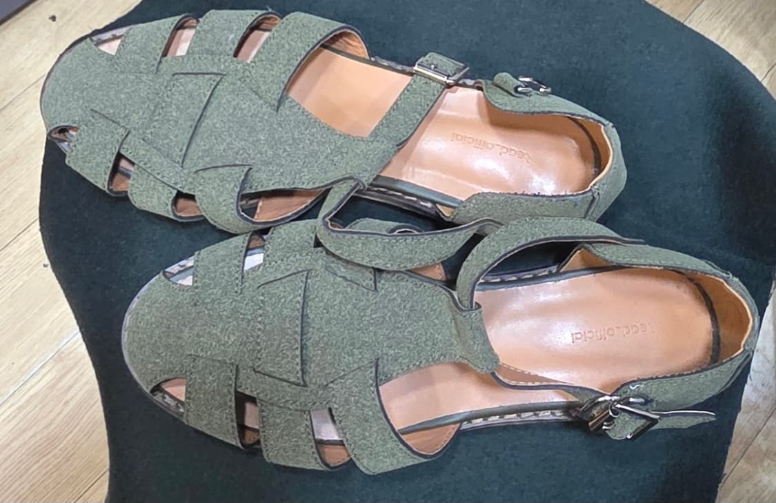 카키여름단화매쉬샌들 상품이미지2