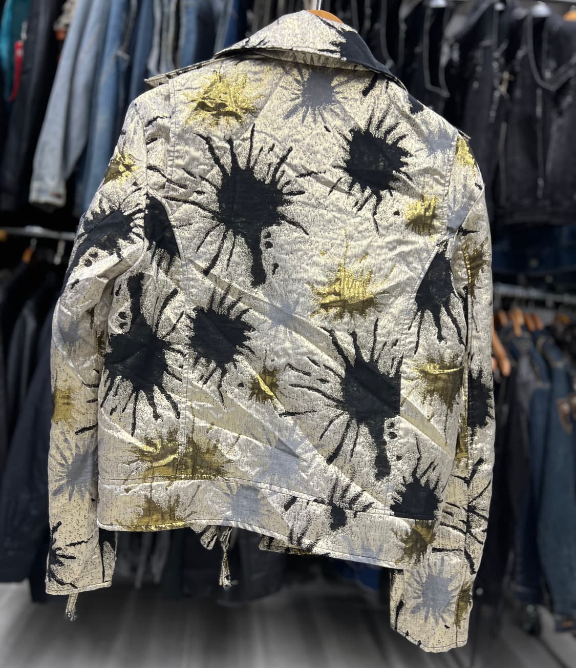 골드블랙 총탄 라이더자켓  상품이미지2