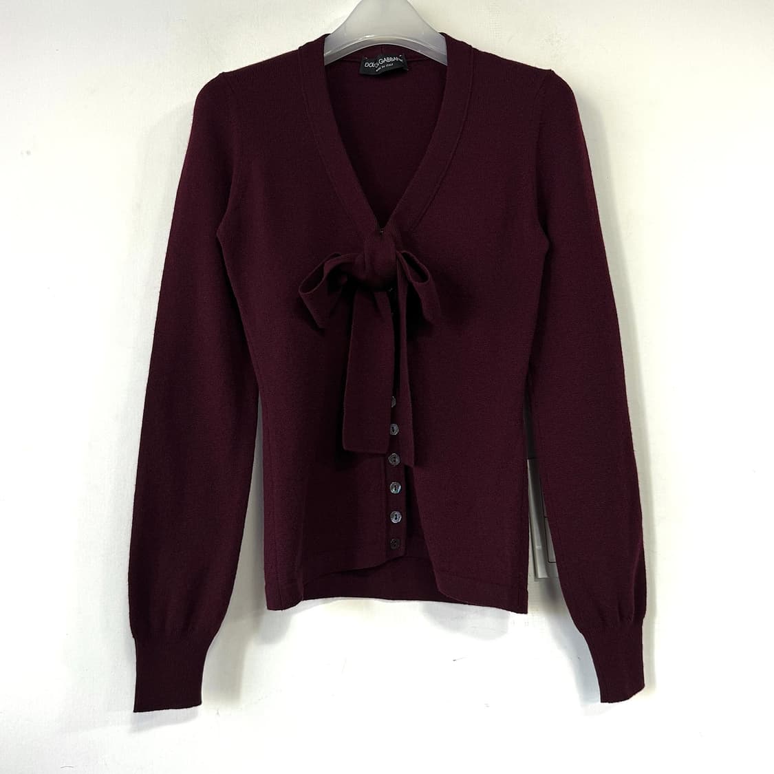 돌체앤가바나 버진울 타이 니트 가디건 상품이미지1