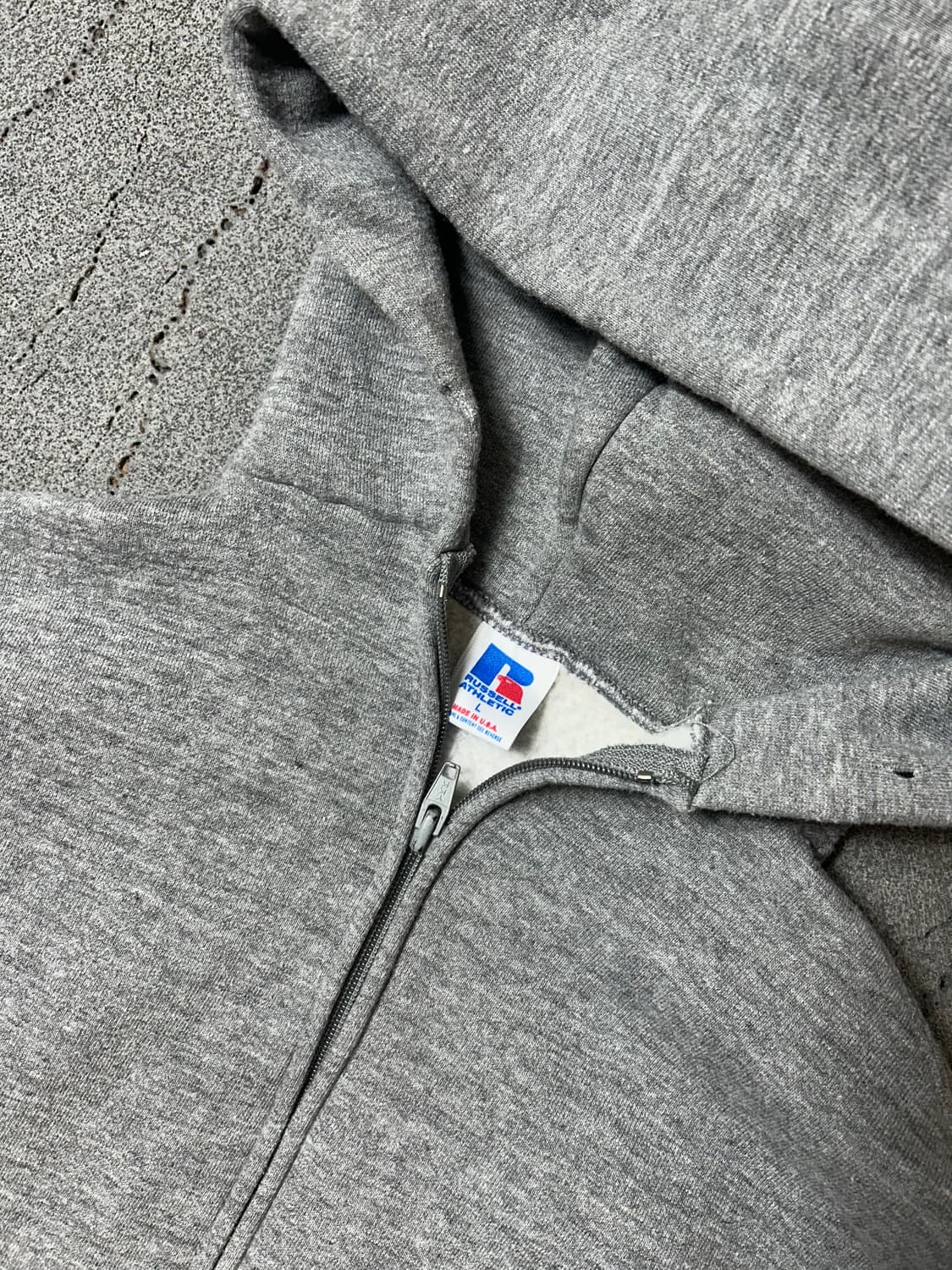 USA 90년대 추정 라셀 애슬레틱 후드 판매 상품이미지3