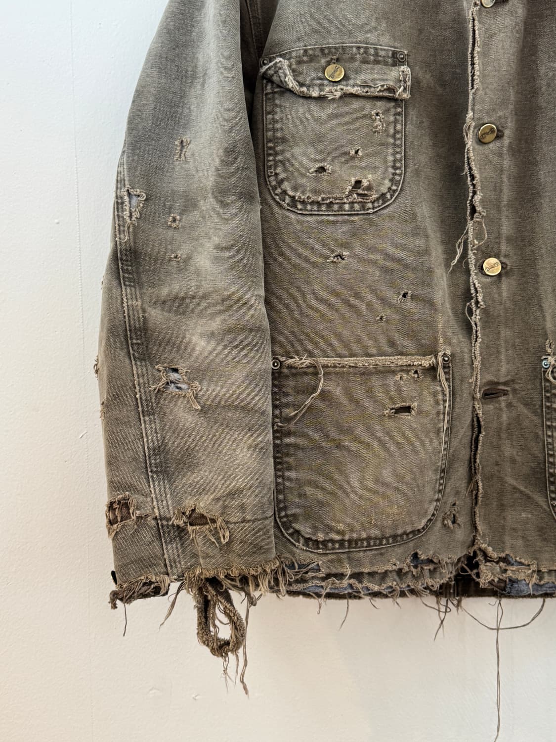 Carhartt faded repair blaket work jacket 상품이미지4