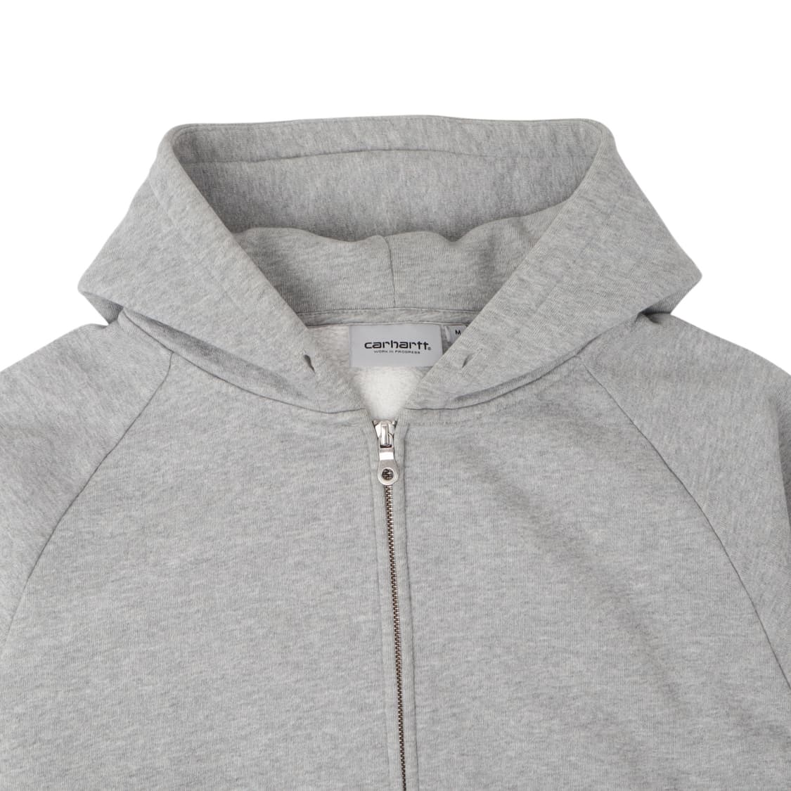 칼하트 윕 그레이 스퀘어라벨 후드집업 상품이미지2