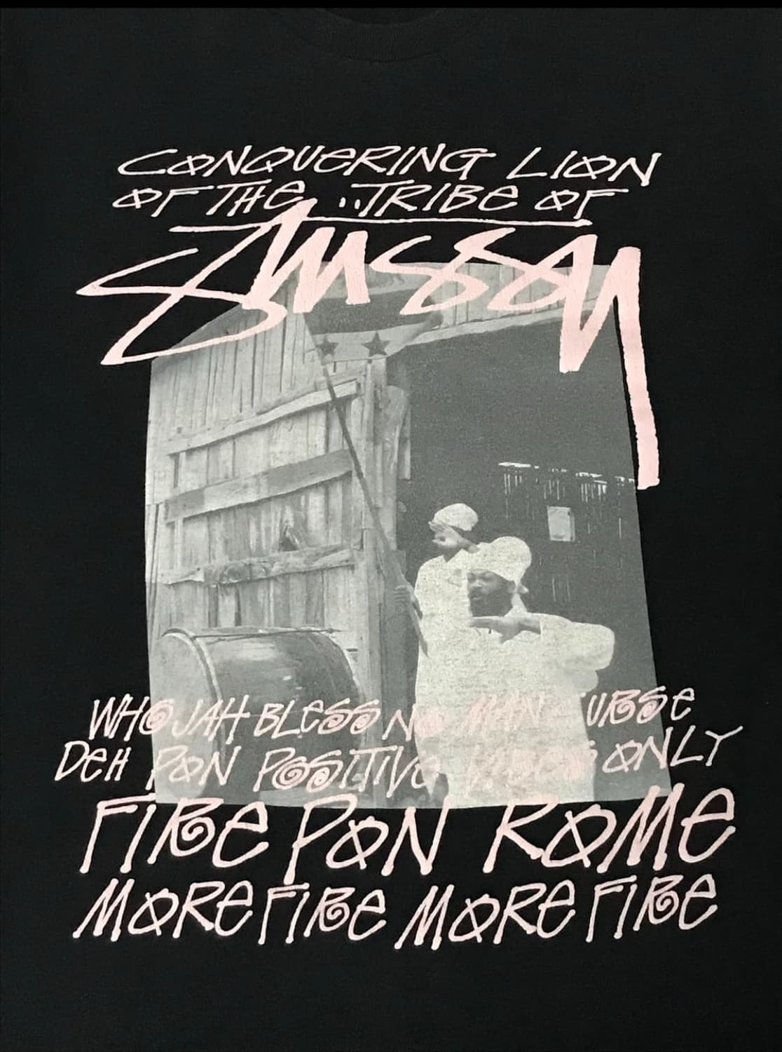 (무배) 올드 스투시 반팔 핑크 상품이미지5