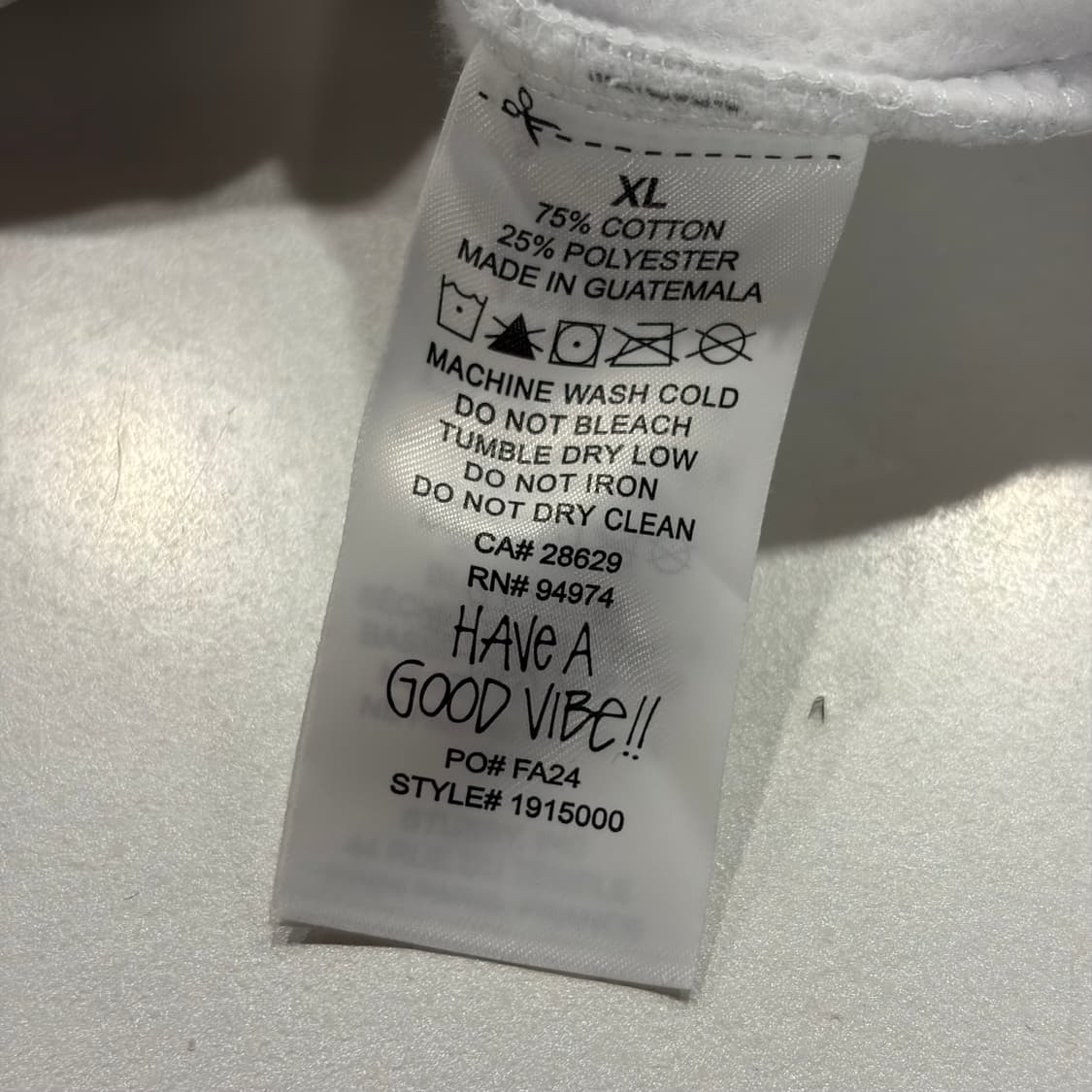 [XL] 스투시 베이직 로고 맨투맨 애쉬 헤더 그레이 C174 상품이미지8