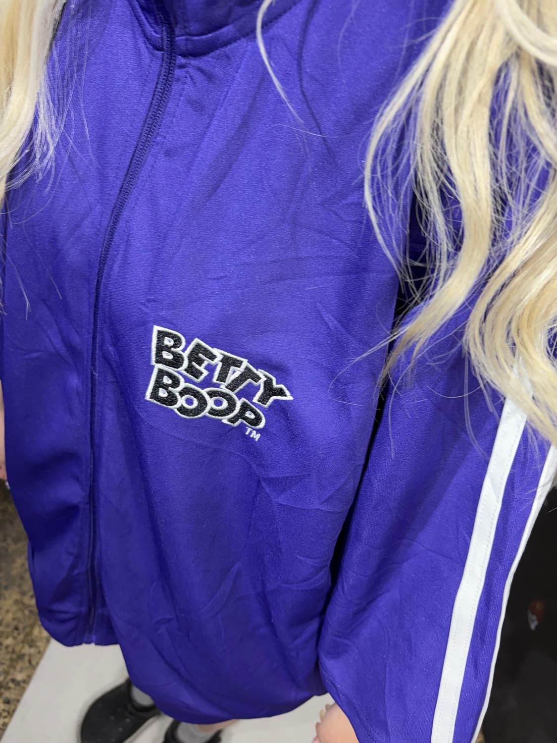 Jpn 베티붑 프린팅 오버핏 반팔 져지 XL 상품이미지7