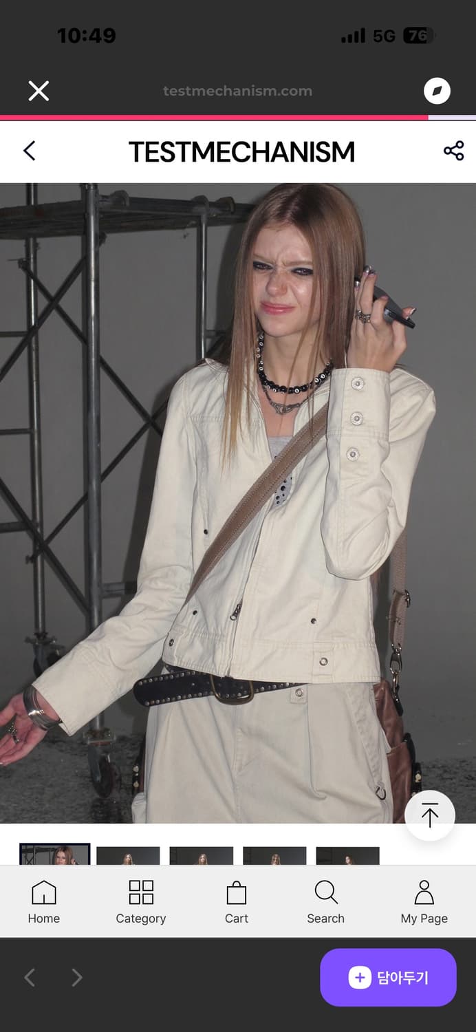 테스트메커니즘 빈티지 숏자켓 상품이미지1