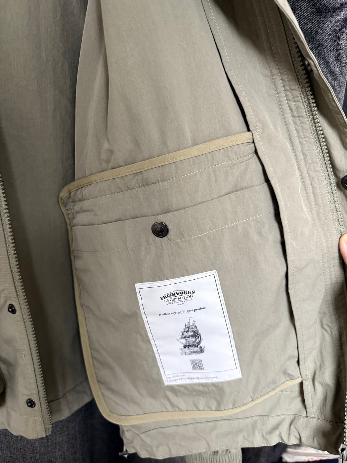 프리즘웍스 유틸리티 윈드 자켓 상품이미지7